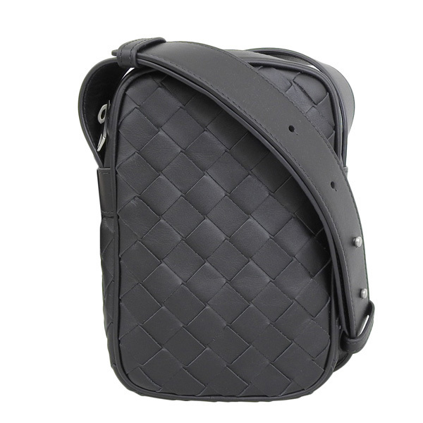 Bottega Veneta Leather Shoulder Bag Black